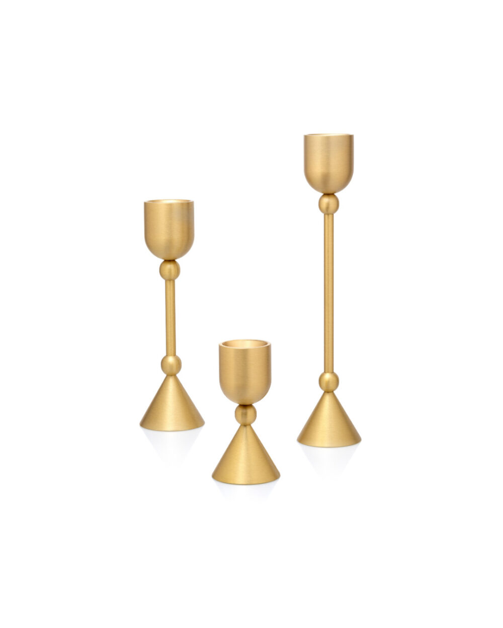 brass candle holders